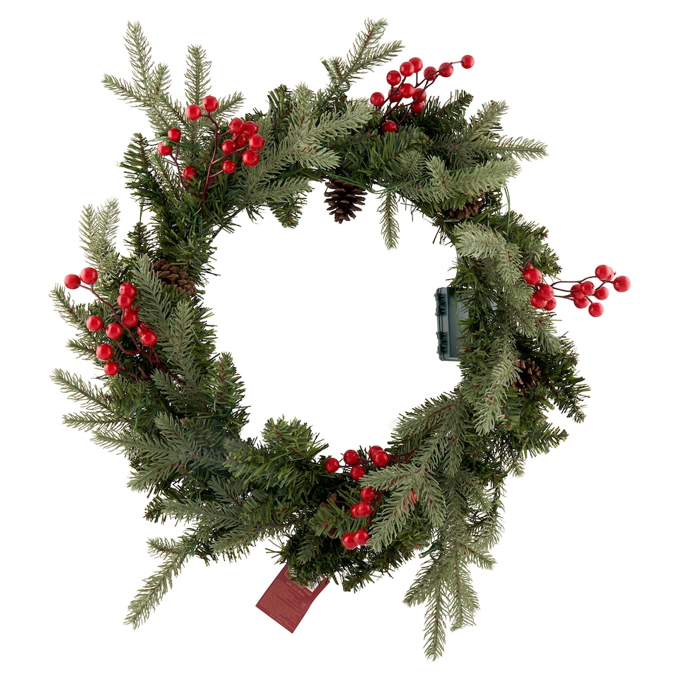 Veniec na dvere s LED osvetlením 60 cm