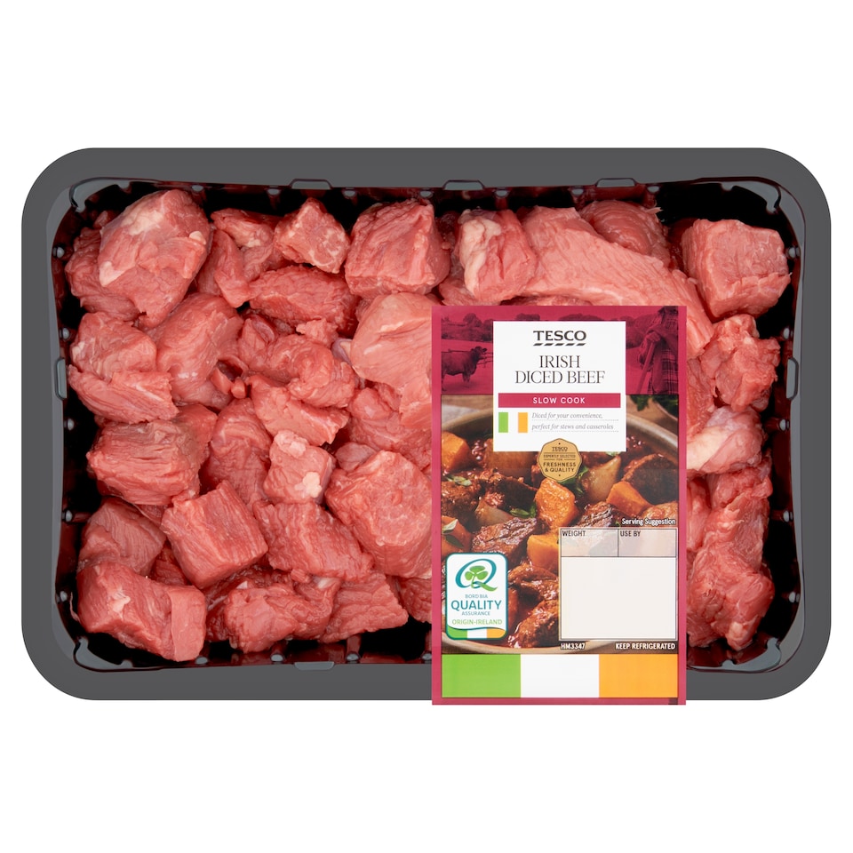 Tesco Irish Diced Beef 807G 807G