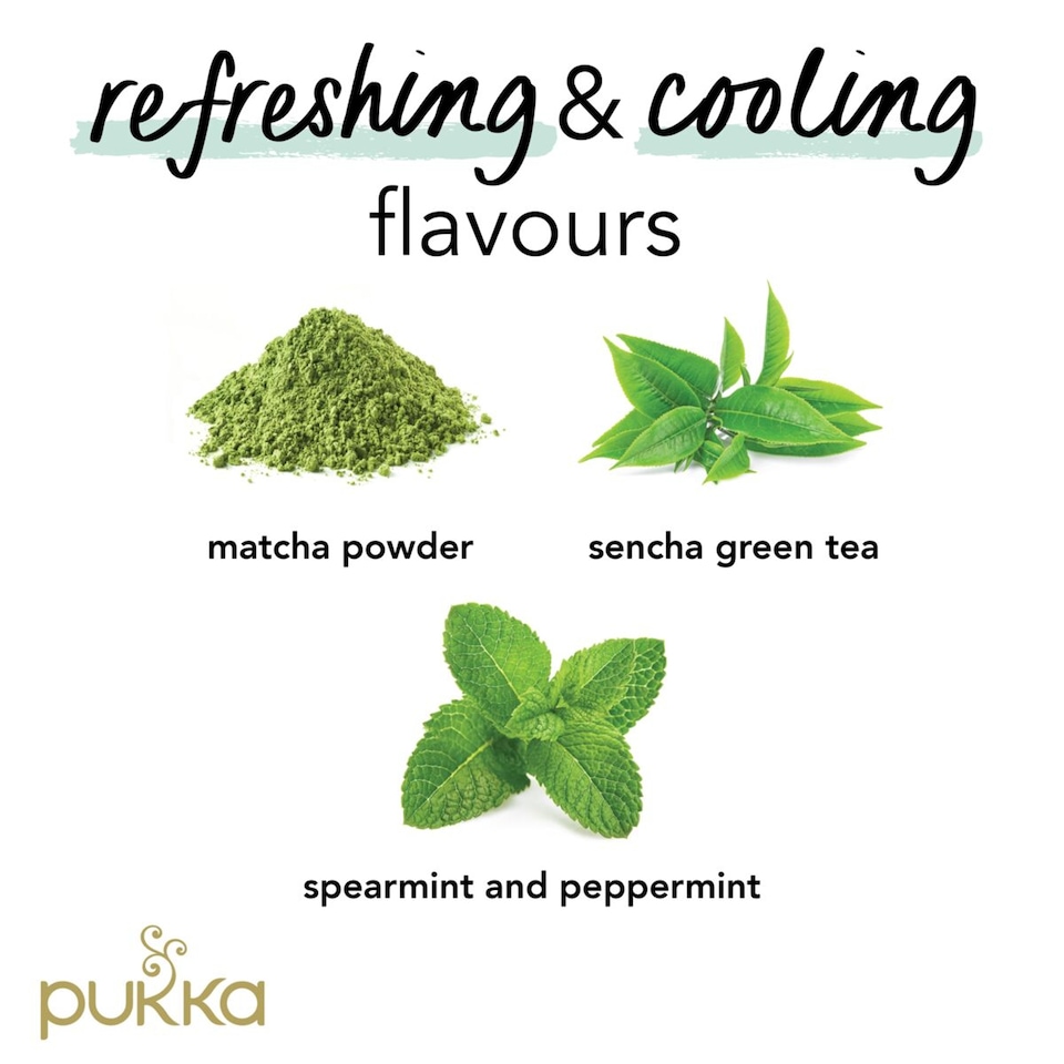 image 1 of Pukka Organic Mint Matcha 20 Tea Bags 30G