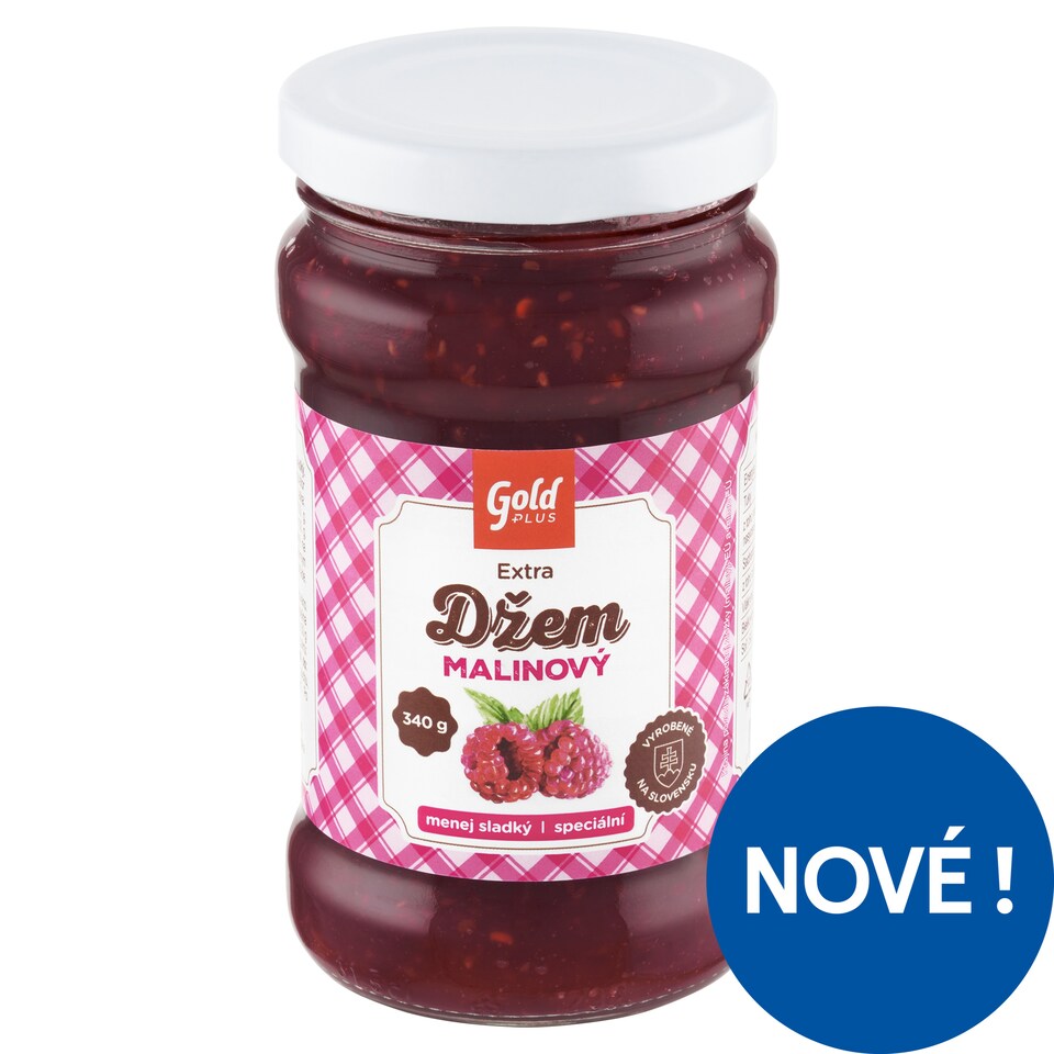 Gold Plus Extra Raspberry Jam 340g