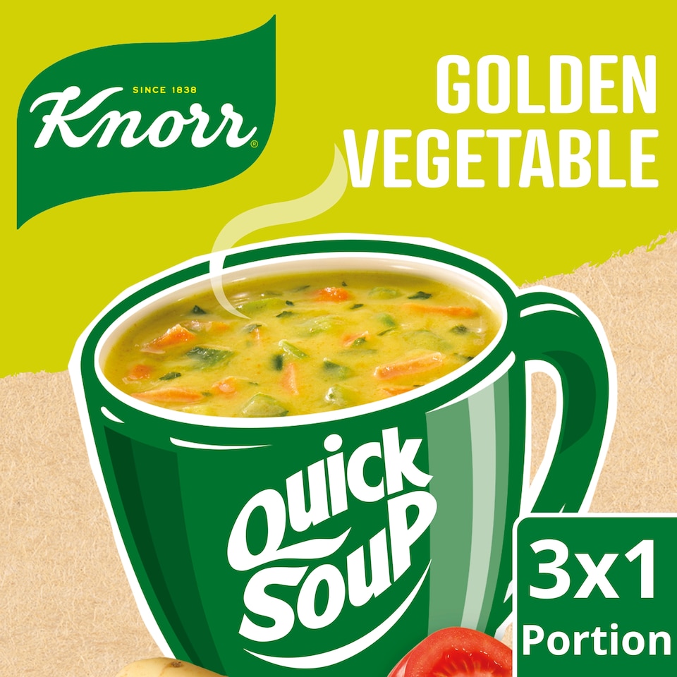 image 1 of Knorr Quick Soup Golden Vegetable 3X64ml