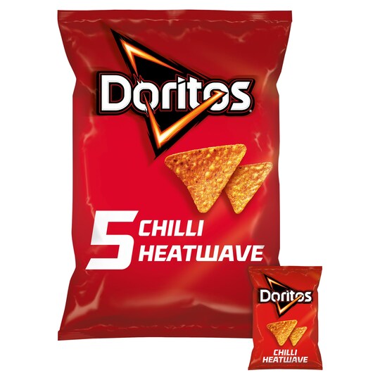 Doritos Chilli Heatwave 5X30g Tesco Groceries