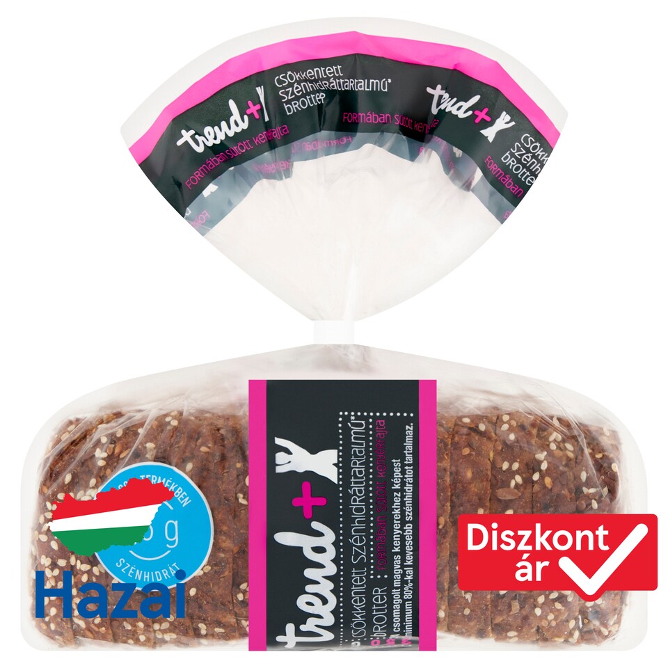Trend+ csökkentett szénhidráttartalmú brotter 350 g