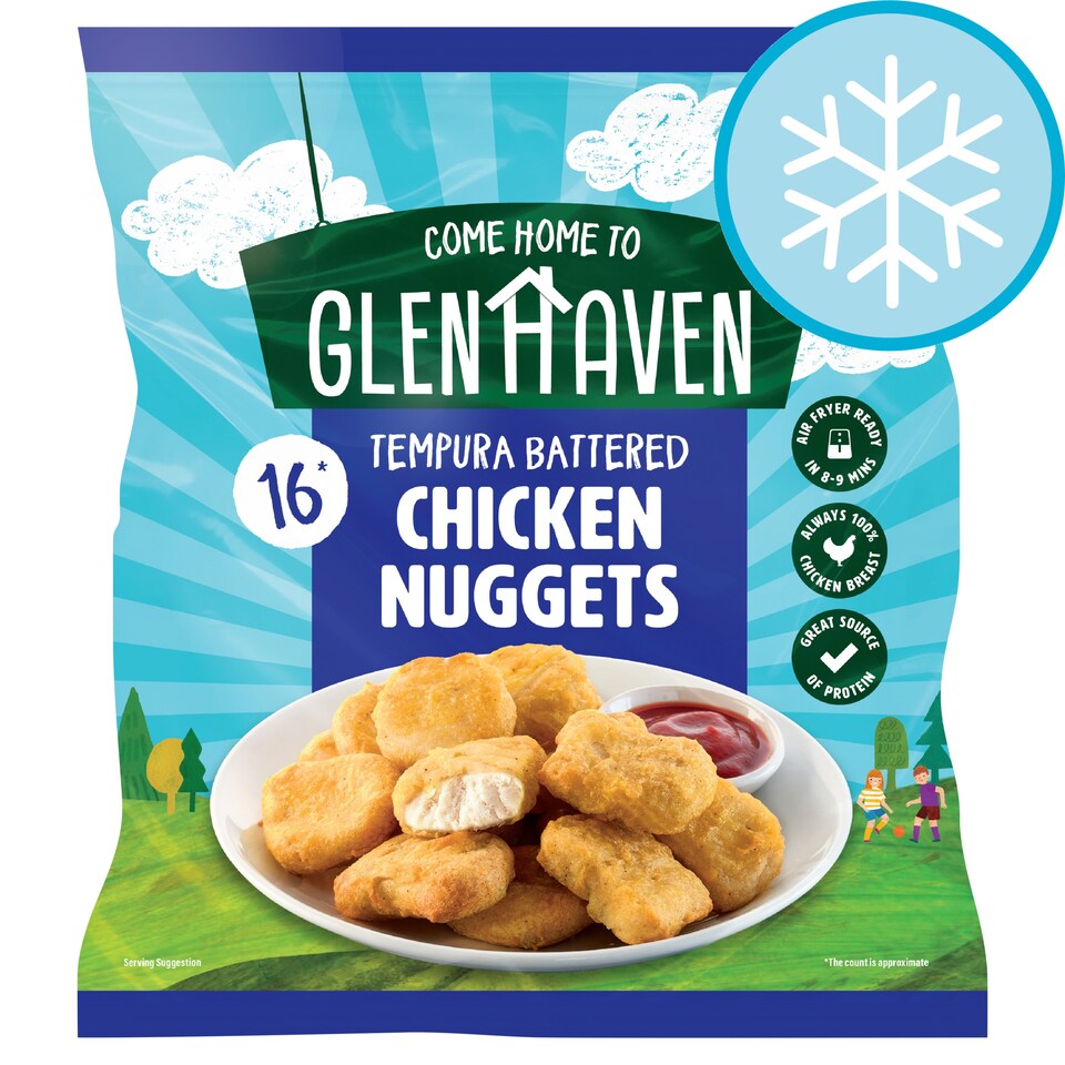 image 1 of Glenhaven Battered Chicken Nuggets  360g