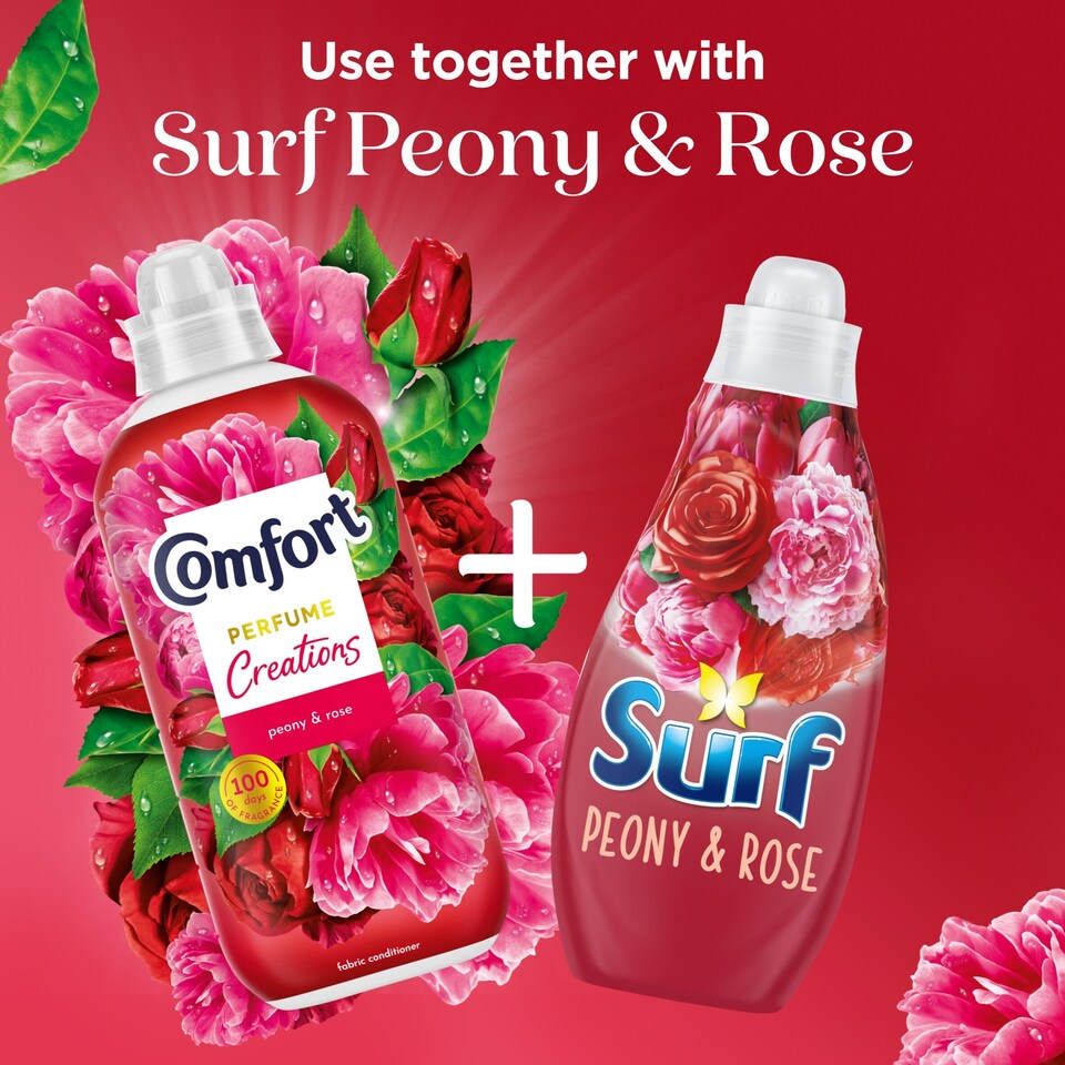 image 1 of Comfort Creations Peony & Rose Conditioner 48 Washes 1440Ml