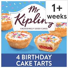 Mr Kipling Birthday Cake Tarts 4 pack