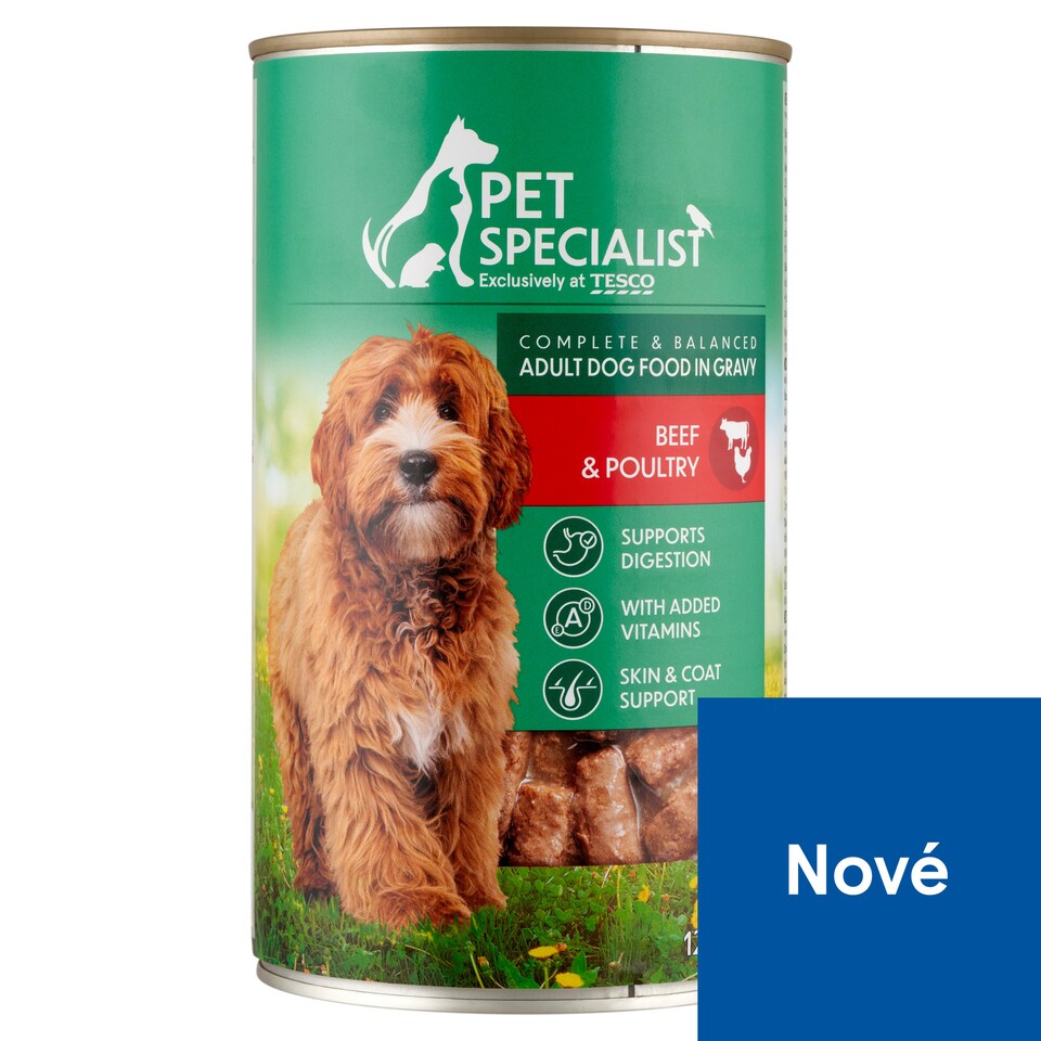 Pet Specialist Kousky s hovězím a drůbežím v omáčce 1240g