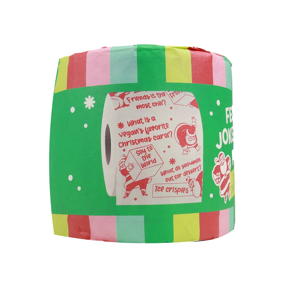 image 1 of Christmas Jokes Toilet Roll 
