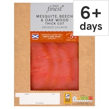 Tesco Finest Mesquite, Beech & Oak Wood Smoked Salmon 100g