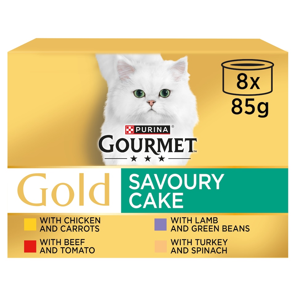 image 1 of Gourmet Gold Savoury Cake Meat 8X85g