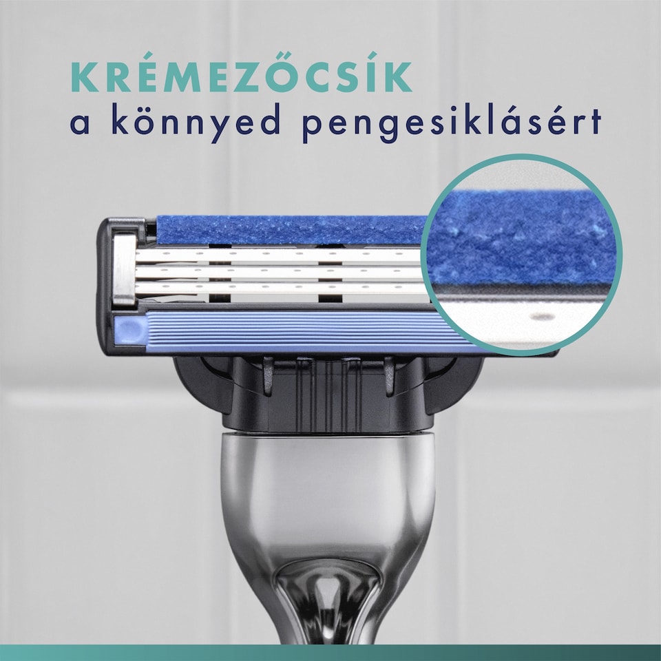 Gillette Mach3 Férfi Borotva, 1 db Gillette 3 Pengés Borotva, Gillette Borotvabetétek 1. kép