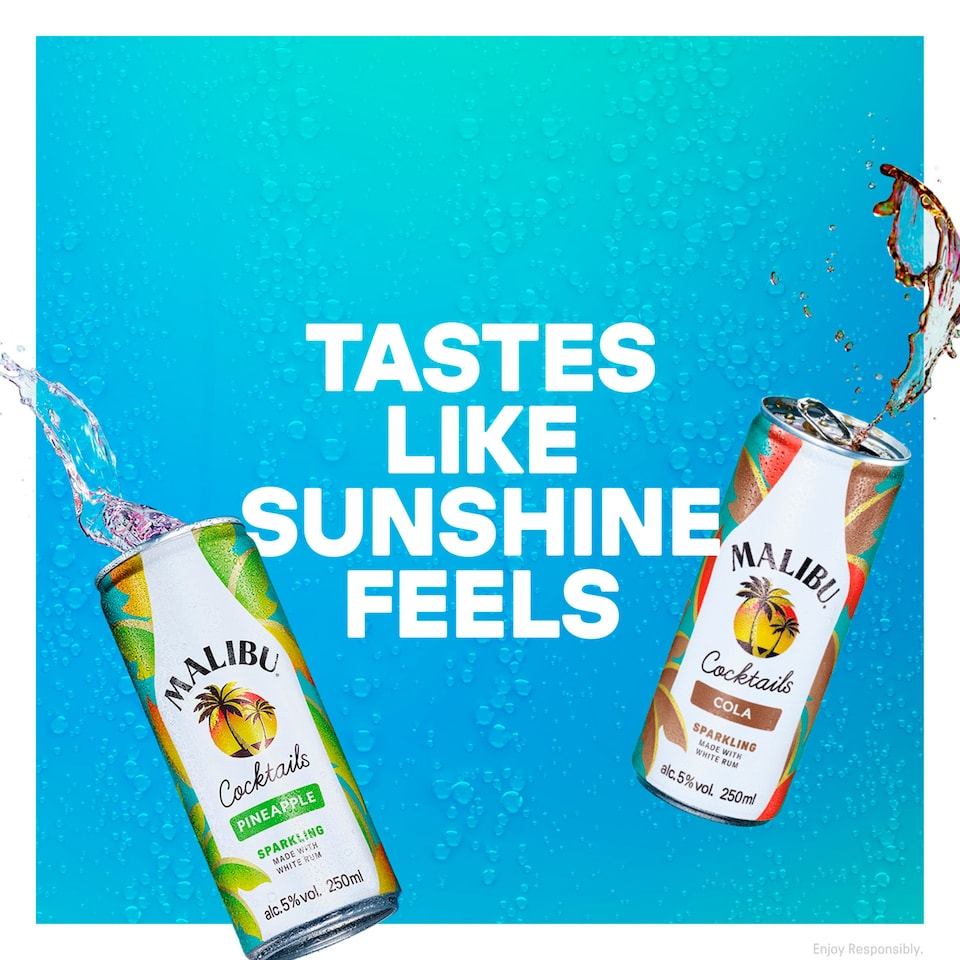 image 1 of Malibu Cola Ready to Drink Premix 250ml