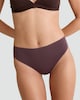 image 2 of F&F 3-Pack Bonded Thongs in Burgundy