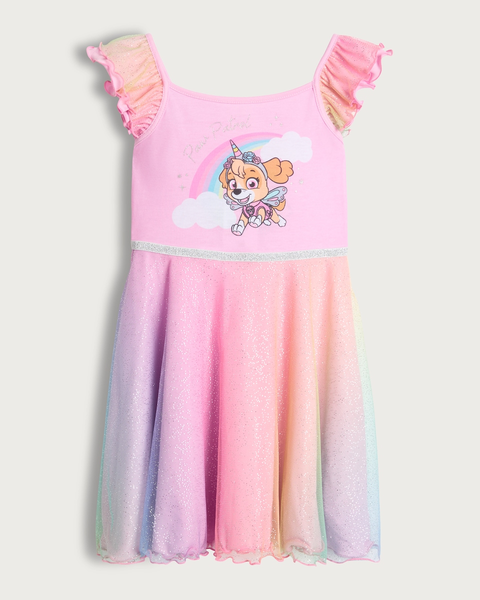 image 1 of Paw Patrol Skye Rainbow Nightdress in Multi