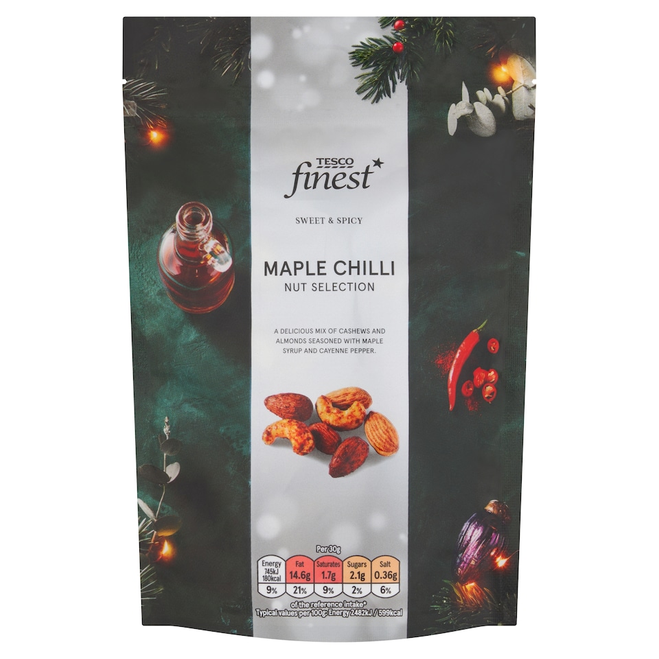 Tesco Finest Sweet Maple Chilli Nut Selection 150g