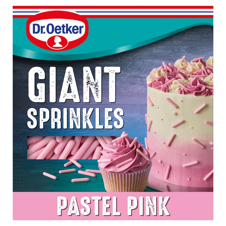 Dr. Oetker Pastel Pink Giant Sprinkles 35g