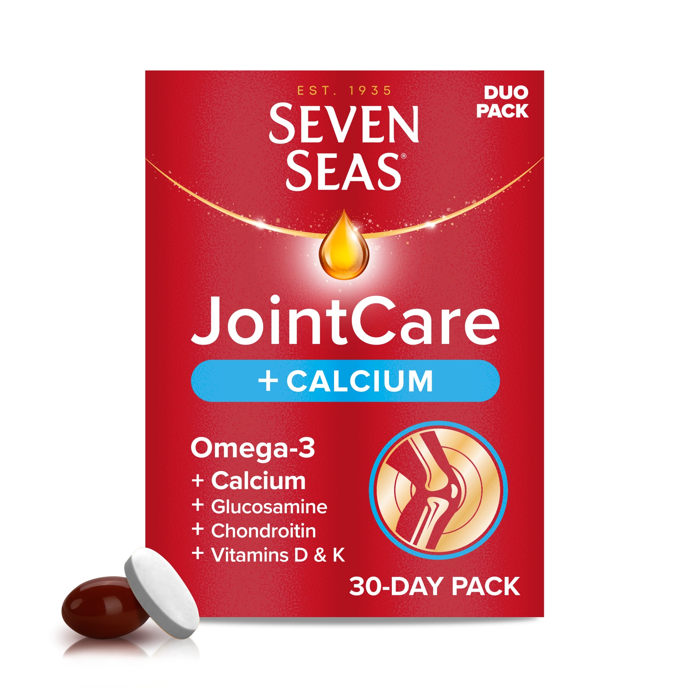 Seven Seas JointCare Calcium 30 Capsules & 30 Tablets