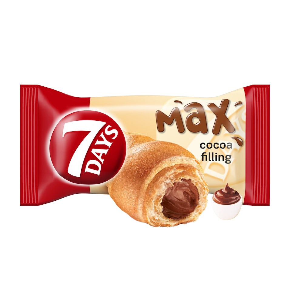 7 Days Croissant Max s kakaovou náplňou 80 g