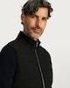 image 1 of F&F Cotton Blend Sleeveless Zip Up Gilet in Black