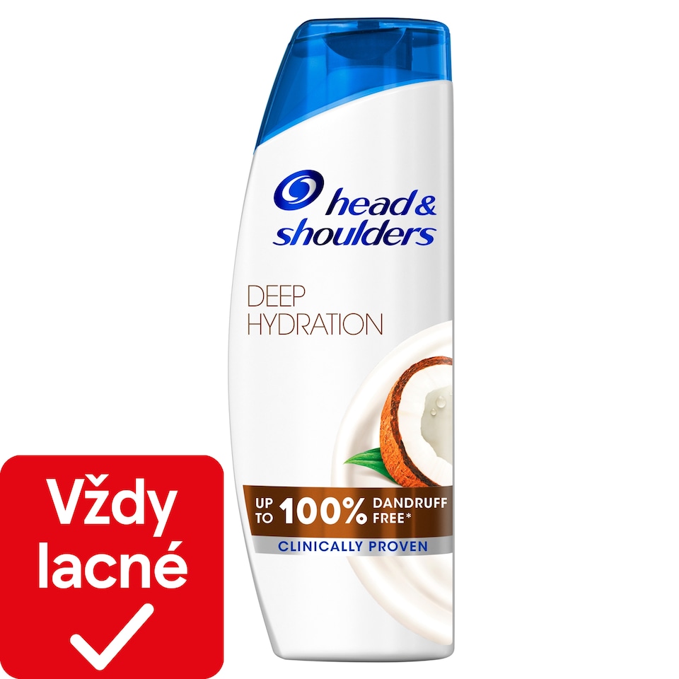 obrázok 1 z Head & Shoulders Deep Hydration Šampón na Lupiny 400 ml s Kokosovým Olejom. Denné Použitie
