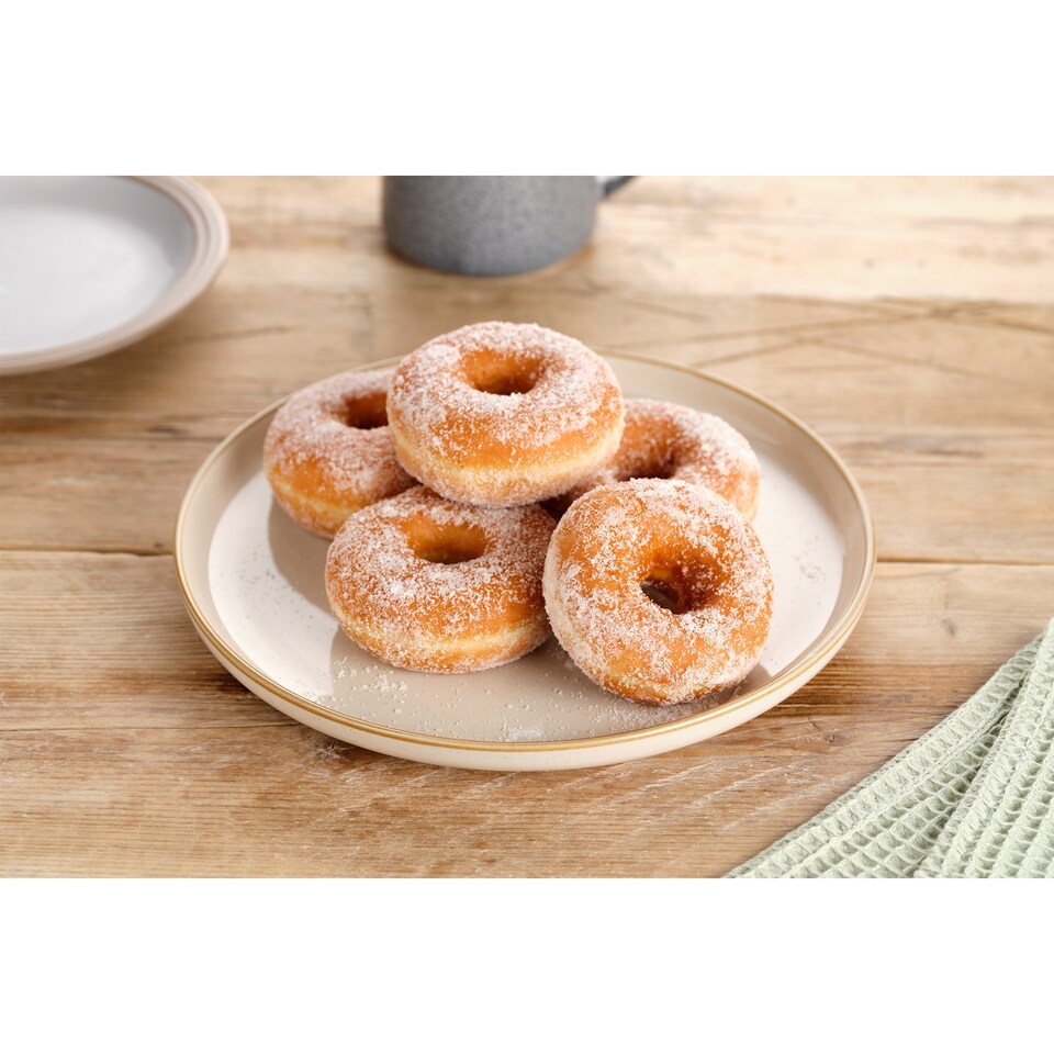 image 1 of Tesco 5 Sugar Ring Doughnuts