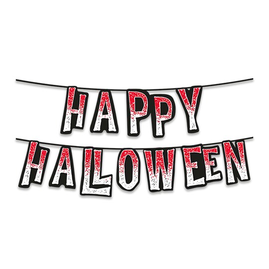 Tesco Happy Halloween Garland Adult Tesco Groceries