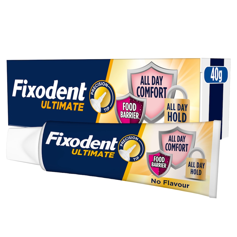 image 1 of Fixodent Ultimate Denture Adhesive 40g