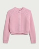 image 4 of F&F Chunky Knit Button Up Cardigan in Pink