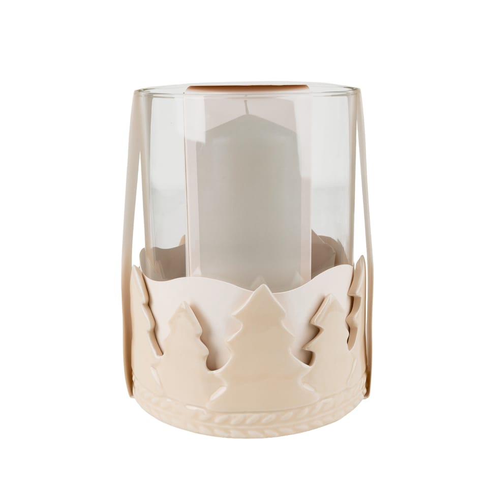 Candlelight Ceramic Tree Hurricane 