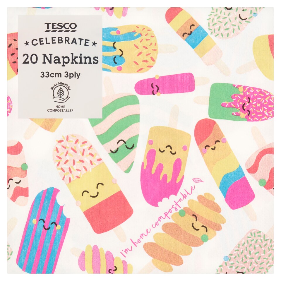 T. ICE LOLLY NAPKIN 20PK