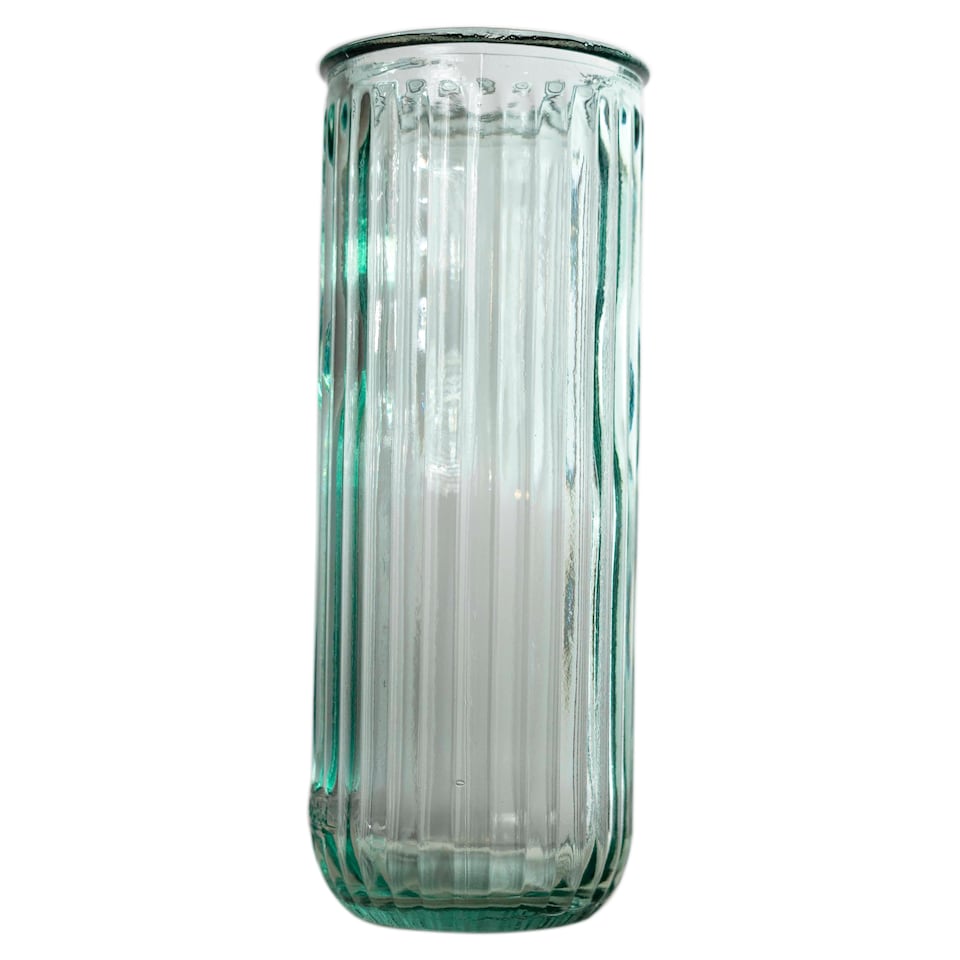 F&F Home Tall Ribbed Recycled Vase