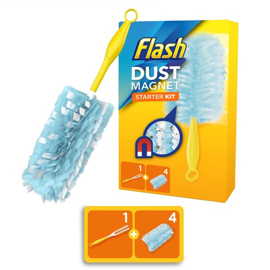Flash Dust Duster Starter Kit & Refill X4 Tesco Groceries