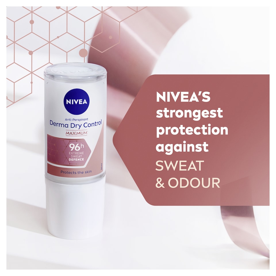 image 1 of NIVEA Derma Dry Control Antiperspirant Roll-On 50ml
