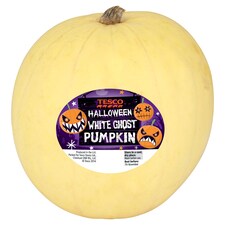 Tesco White Ghost Pumpkin Each