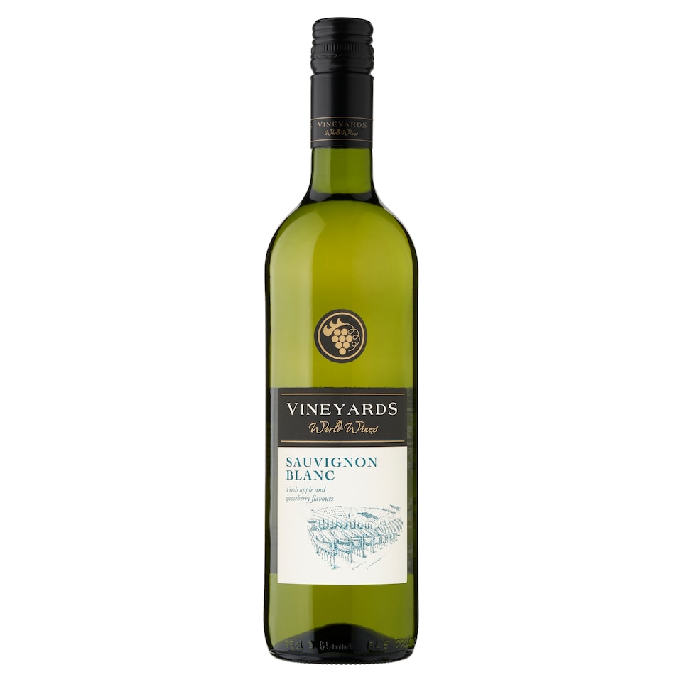 Vineyards World Wines Sauvignon blanc bílé víno polosuché 750ml