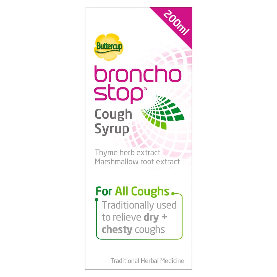 image 1 of Buttercup Bronchostop Cough Relief Syrup 200ml
