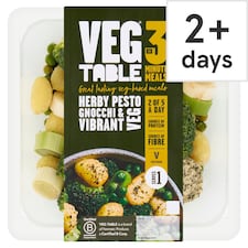 VEG TABLE 3 Minute Meals Herby Pesto Gnocchi & Vibrant Veg 300g