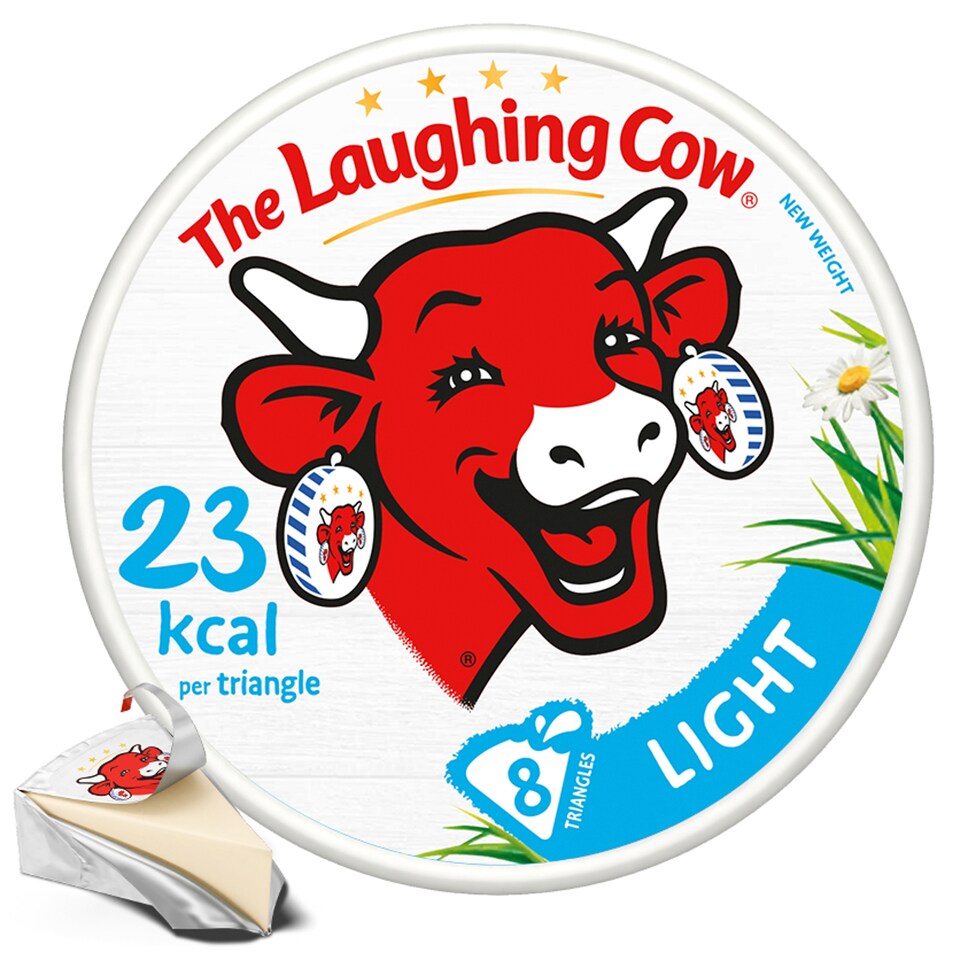 image 1 of The Laughing Cow 8 Creamy Spreadable Cheese Light 120g