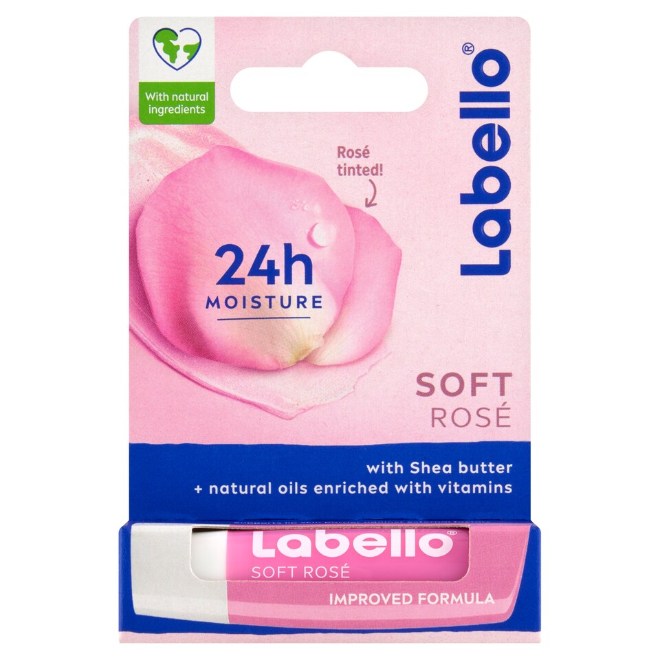 image 1 of Labello Soft Rosé Lip Balm 4.8 g