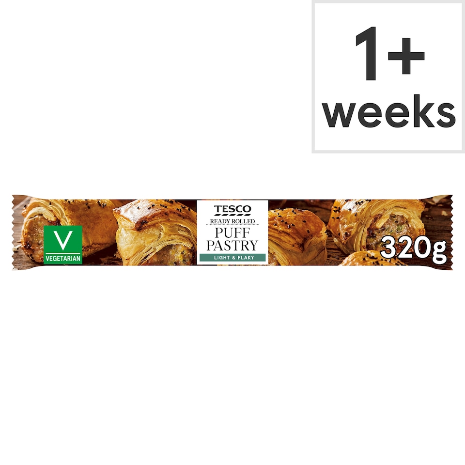 Tesco Ready Rolled Puff Pastry 320G