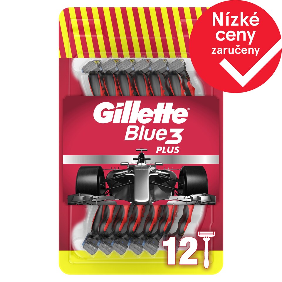 image 1 of Gillette Blue3 Plus Comfort, Jednorázové Holící Strojky Pro Muže, Balení Holících Strojků