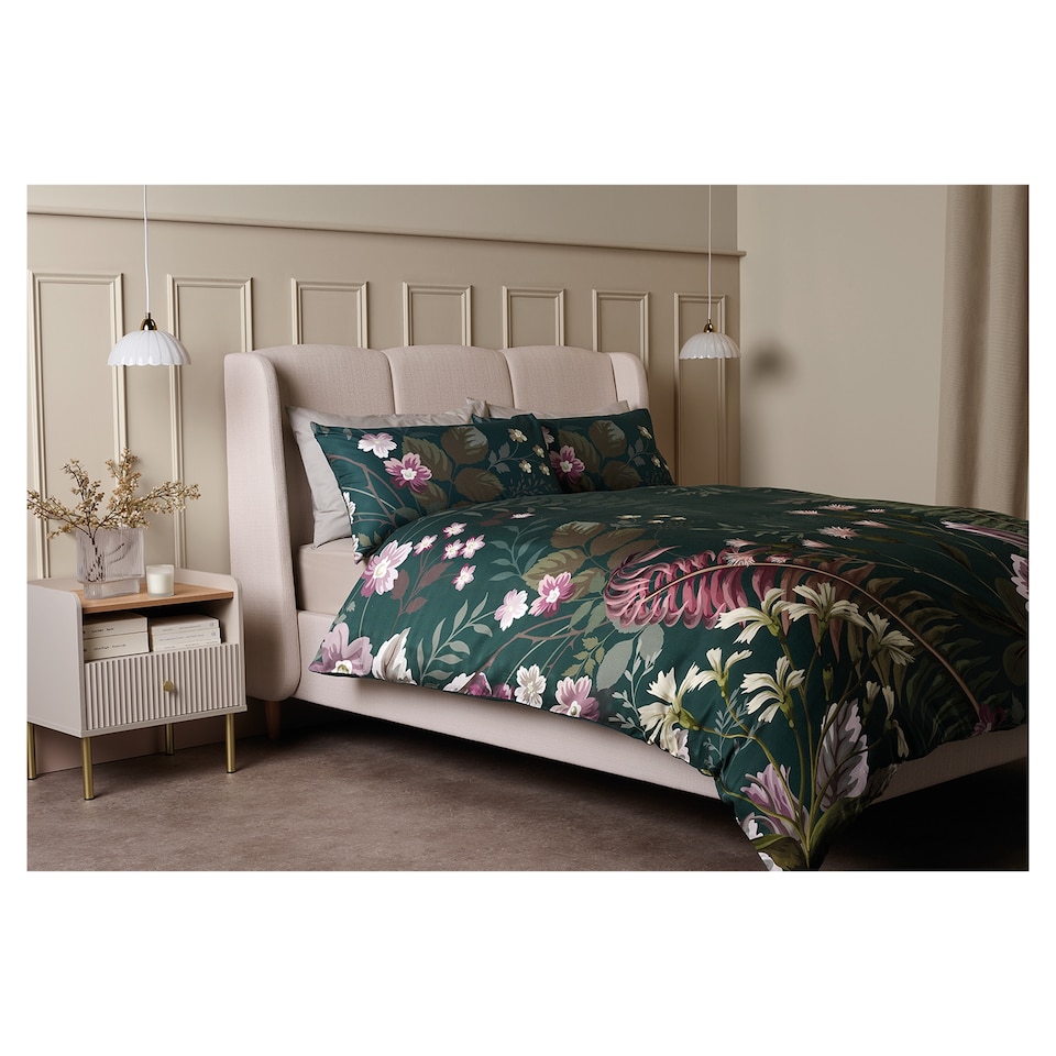 F&F Home Bedding Digital Print Floral Duvet Set Double