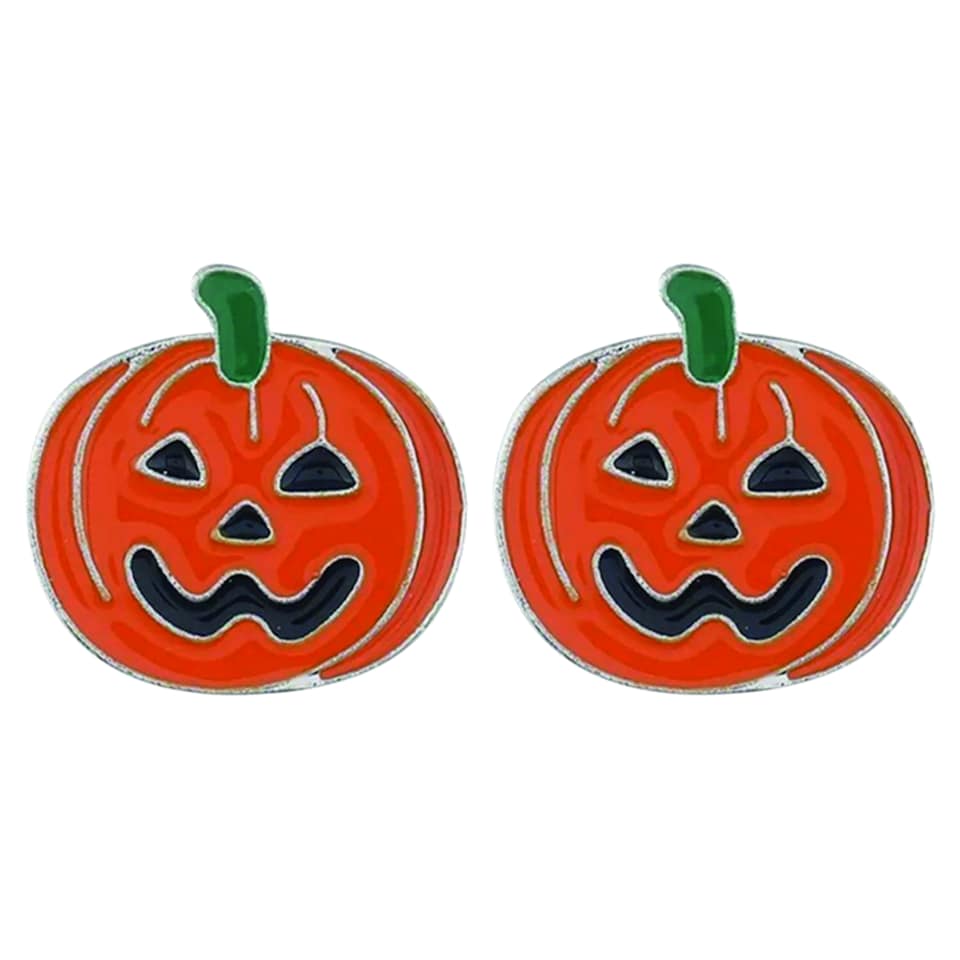 image 1 of Pumpkin Earrings