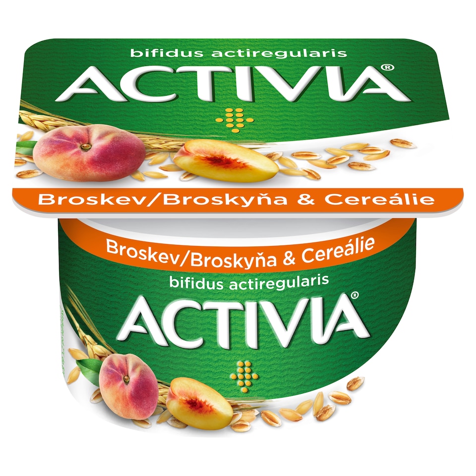 Activia probiotický jogurt broskev cereálie 120g