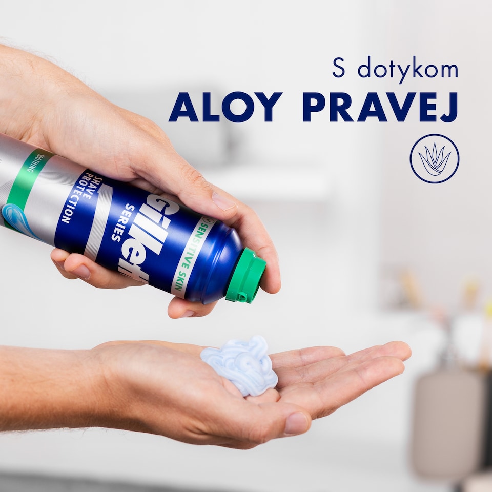 image 1 of Gillette Series Upokojujúci Gél Na Holenie S Aloe Vera, 240ml
