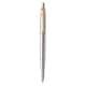 image 3 of Parker Jotter Stainless Steel Gold Trim Ball Pen