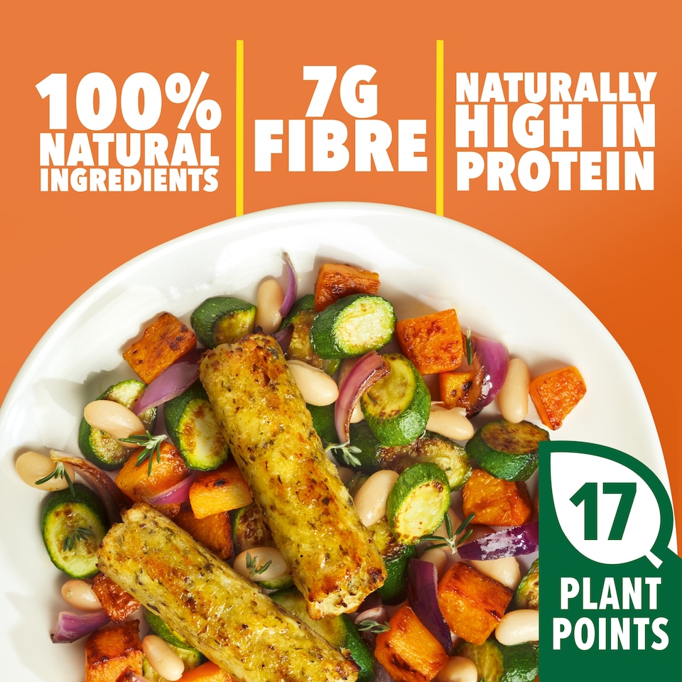 image 1 of Gosh! Super Plants Parsnip, Leek & Pea with Linseed Sausages 210g