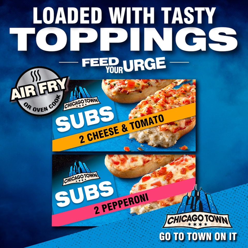 image 1 of Chicago Town Subs Loaded Pepperoni 2 pack 125g