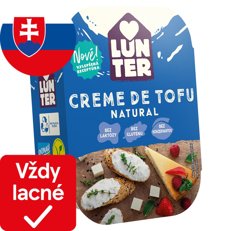 LUNTER Creme de Tofu Natural 140 g