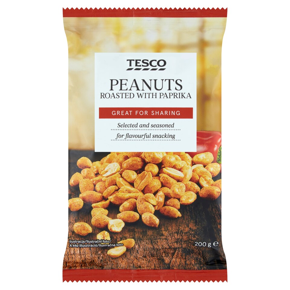 Tesco Peanuts Roasted with Paprika 200g